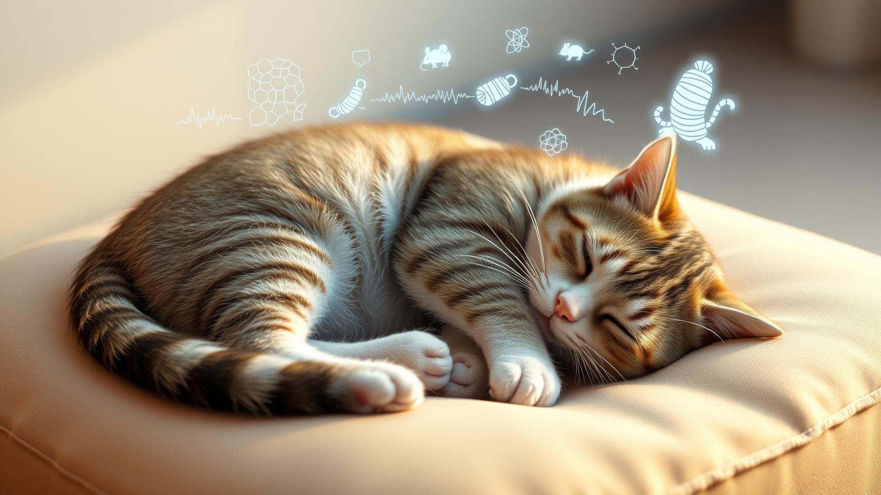 A cat peacefully sleeping on a sunny windowsill